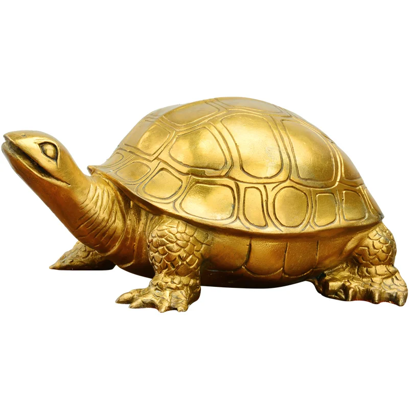 

Pure copper turtle Desktop decoration copper turtle large longevity turtle home living room shop decoration crafts
