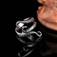 retro dragon animal open rings for women men vintage cat rabbit frog wing finger party adjust jewelry unisex punk gothic gifts