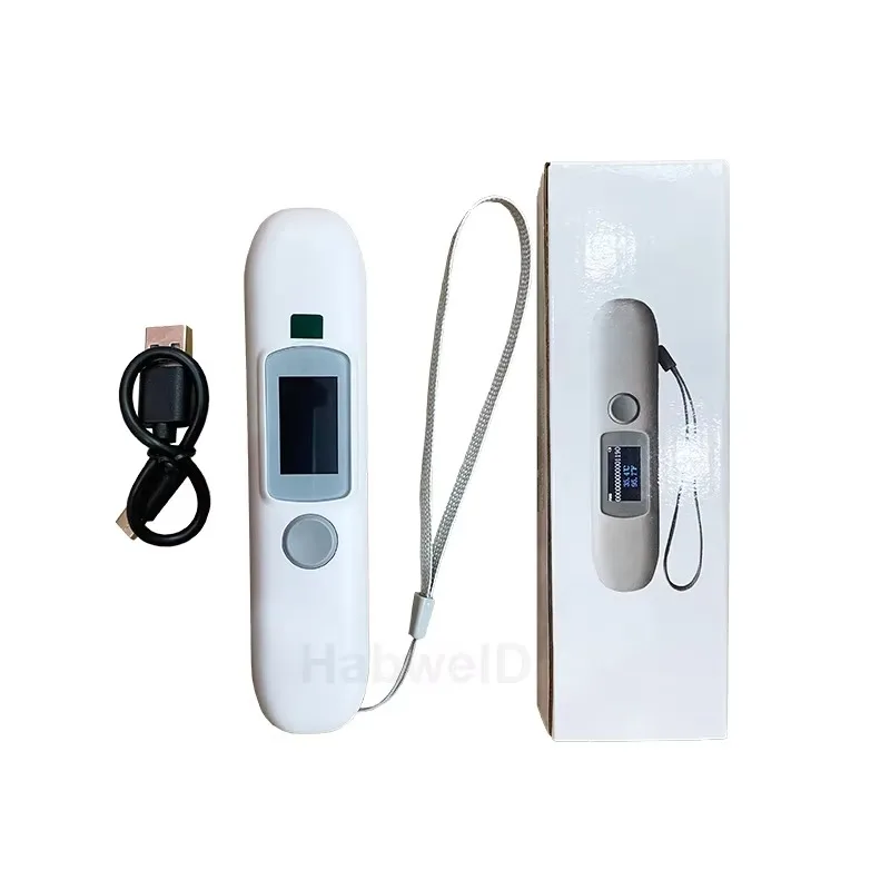 Фото Портативный RFID-считыватель для животных FDX-B EM4305: мини-метка для измерения температуры/термометр для кошек, собак, лошадей, скота (для контроля здоровья) №1