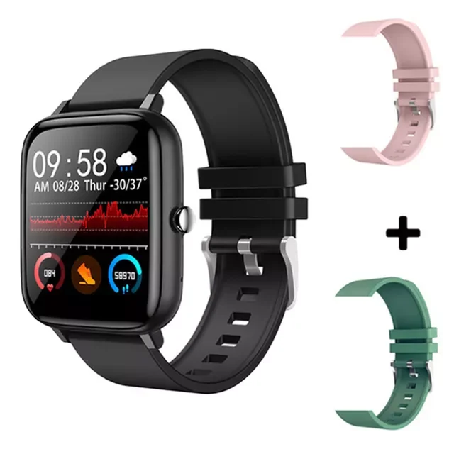 

2021 Smart Watch Men Women Blood Pressure Heart Rate Fitness Tracker Bracelet Sport Smartwatch Watch Smart Clock For Android IOS