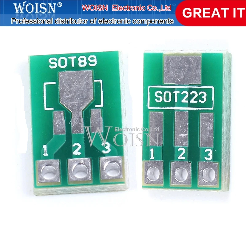 Плата адаптера SOT89 DIP SOT223 универсальная плата SMD с шагом 1 5 мм