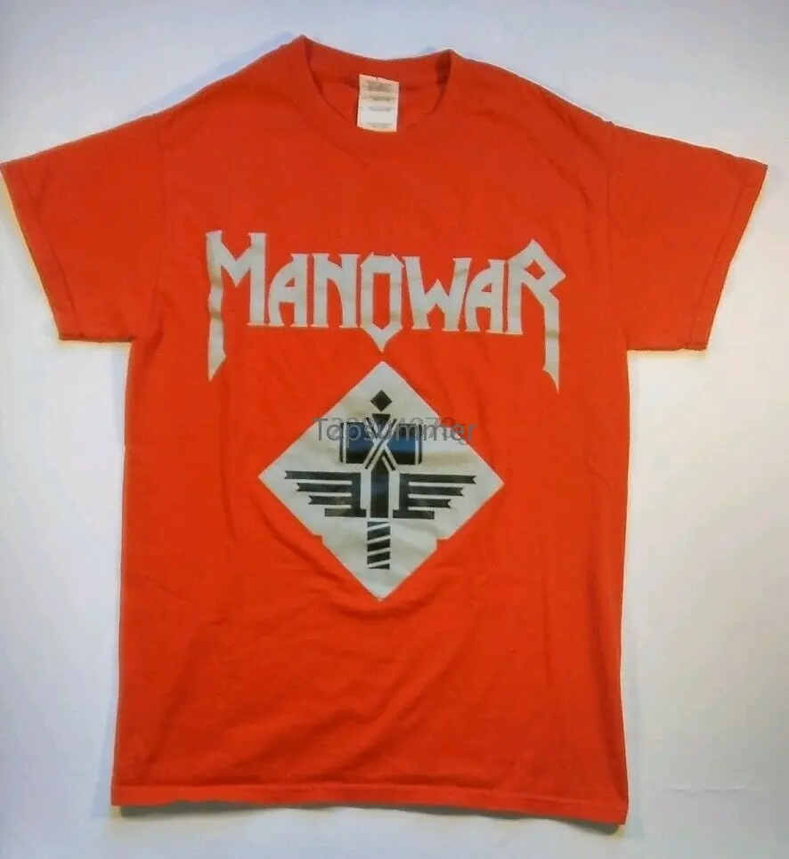 

Manowar Mens Vintage T-Shirt Size S T Shirt Homme 2019 New