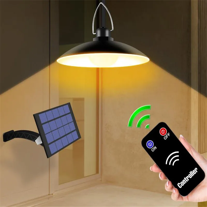 

Уличный водонепроницаемый фонарь на солнечной батарее, настсветильник светильник с дистанционным управлением, 4 головки, освещение для сад...