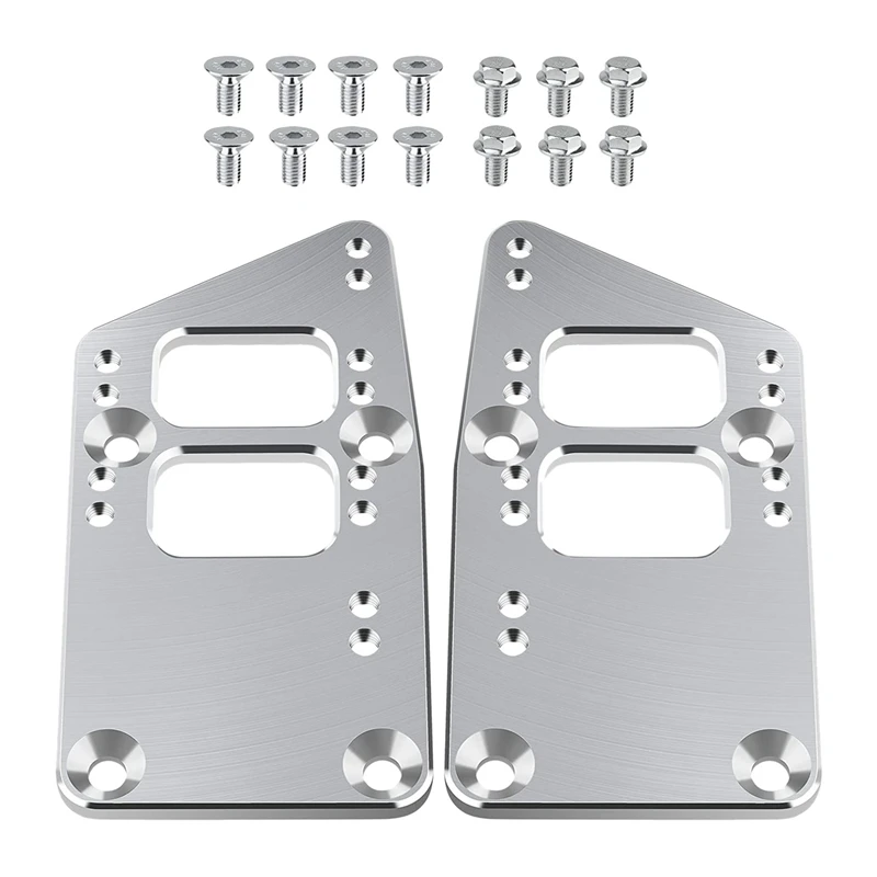 

LS Swap Motor Mounts Adapter Plates-LS Conversion Adjustable Universal Swap Bracket Small Block,SBC Vehicle to LS Engine