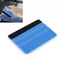 styling vinyl carbon fiber window ice remover cleaning wash auto scraper with felt squeegee tool film wrapping car accessories