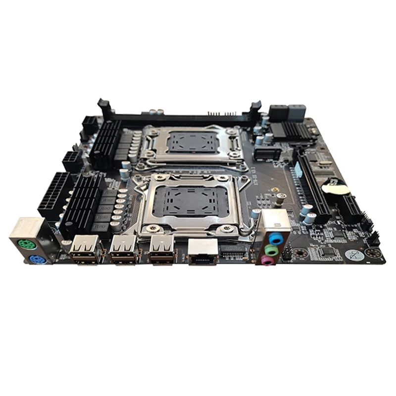 Двухканальная материнская плата компьютера двойной процессор LGA 2011 Pin