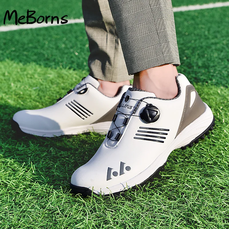 

New Waterproof Golf Trainers Shoes Men Size 39-45 Comfortable Golf Sneakers Anti Slip Walking Footwears Outdoor Walking Shoes