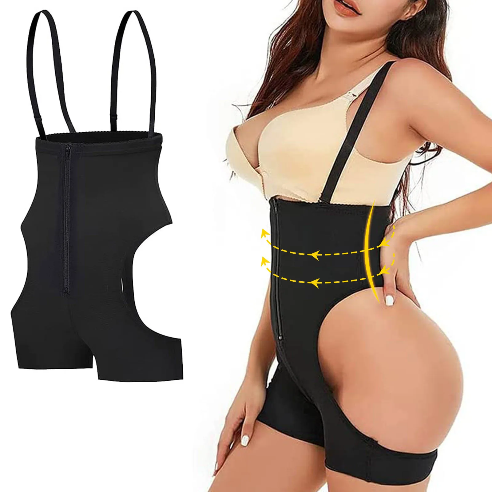 

Adjustable Hips Bust Quickly Tummy Open Control Waist The Breathable Trainer Lift Two in One Waist Trainer Underwire Corset
