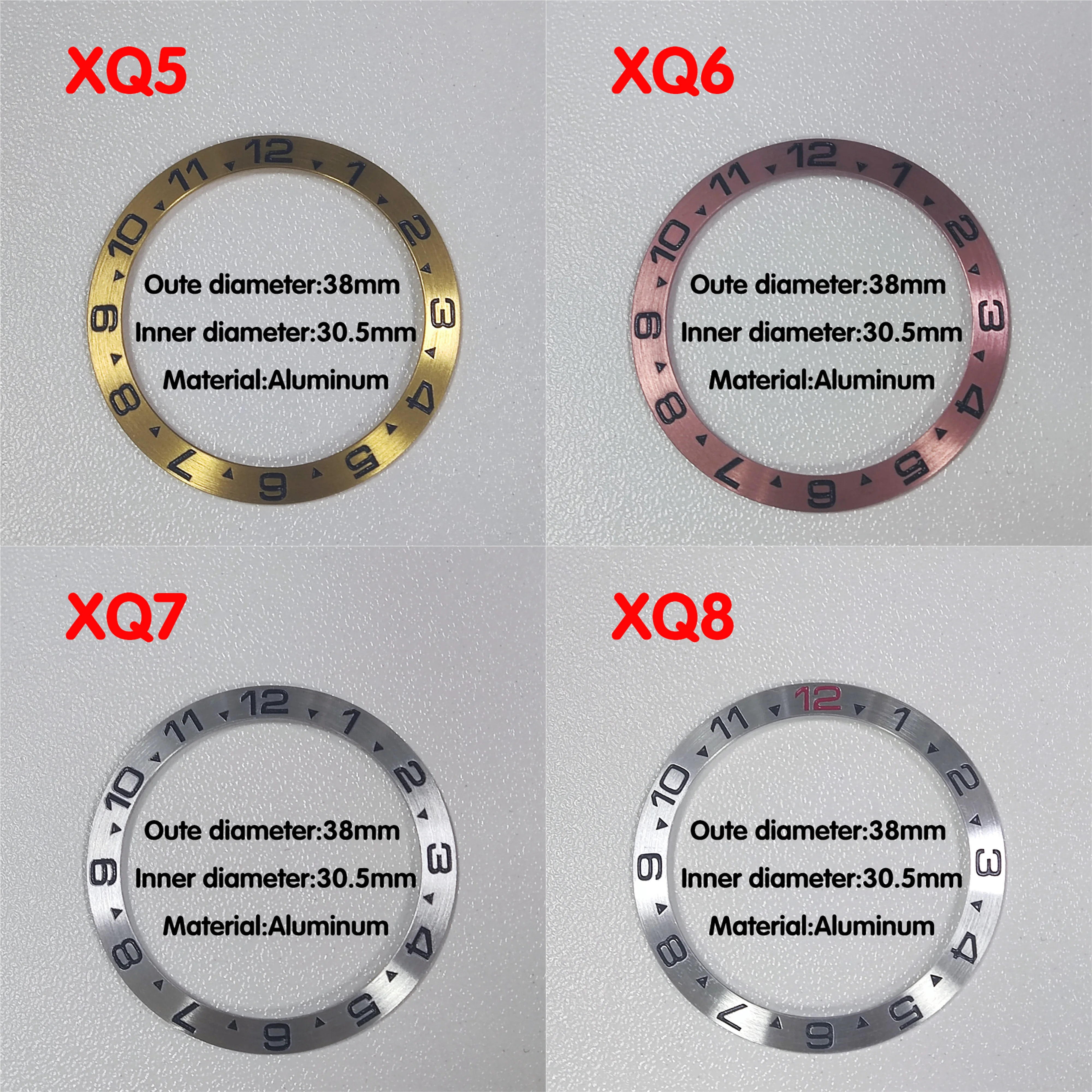 38 мм Высококачественная новая керамическая/алюминиевая рамка для часов подходит