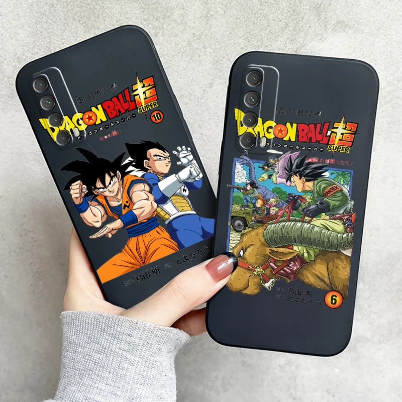 

Dragon Ball Anime Phone Case For Huawei P Smart Z 2019 2021 P20 P20 Lite Pro P30 Lite Pro P40 P40 Lite 5G Black Silicone Cover