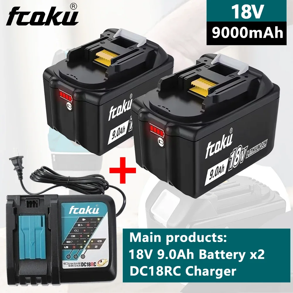 Оригинальная аккумуляторная батарея Makita 18 В 3/6/9/ч для инструмента BL1830 BL1830B BL1840