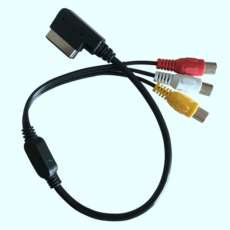 1 шт. AMI AUX кабель-адаптер 3RCA DVD-видео аудио входной провод для A3 A4 A6 A7 A8 Q5 Q7 R8 MMI