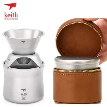 

Кофеварка Keith Ti3911 из титана