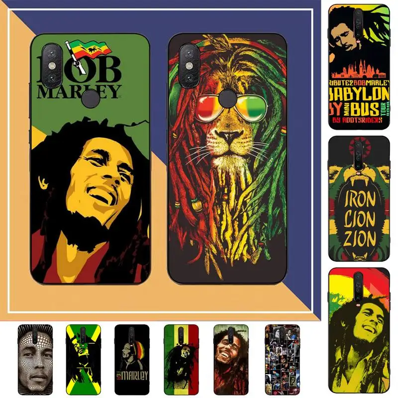 

Reggae Bob Marley Phone Case for Redmi Note 8 7 9 4 6 pro max T X 5A 3 10 lite pro