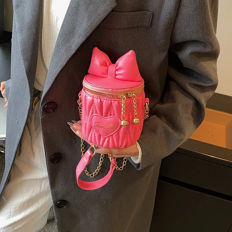 

Модная плиссированная женская сумка через плечо, миниатюрная сумка-Кроссбоди, симпатичная розовая сумка для ужина