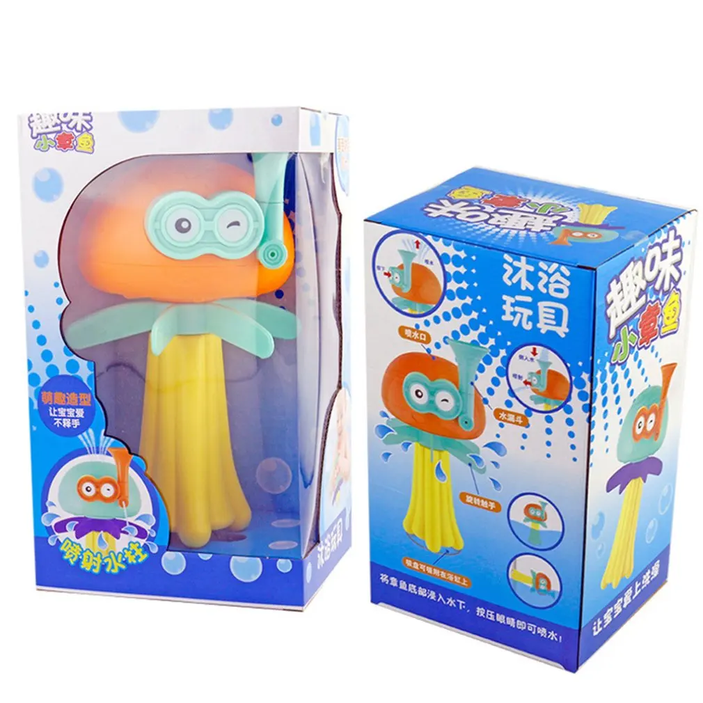Baby Bath Toys Baby Bath Water Fun Small Octopus Water Spray Toy 4-6 Years Old Gift Water Car / Runner Water Toys