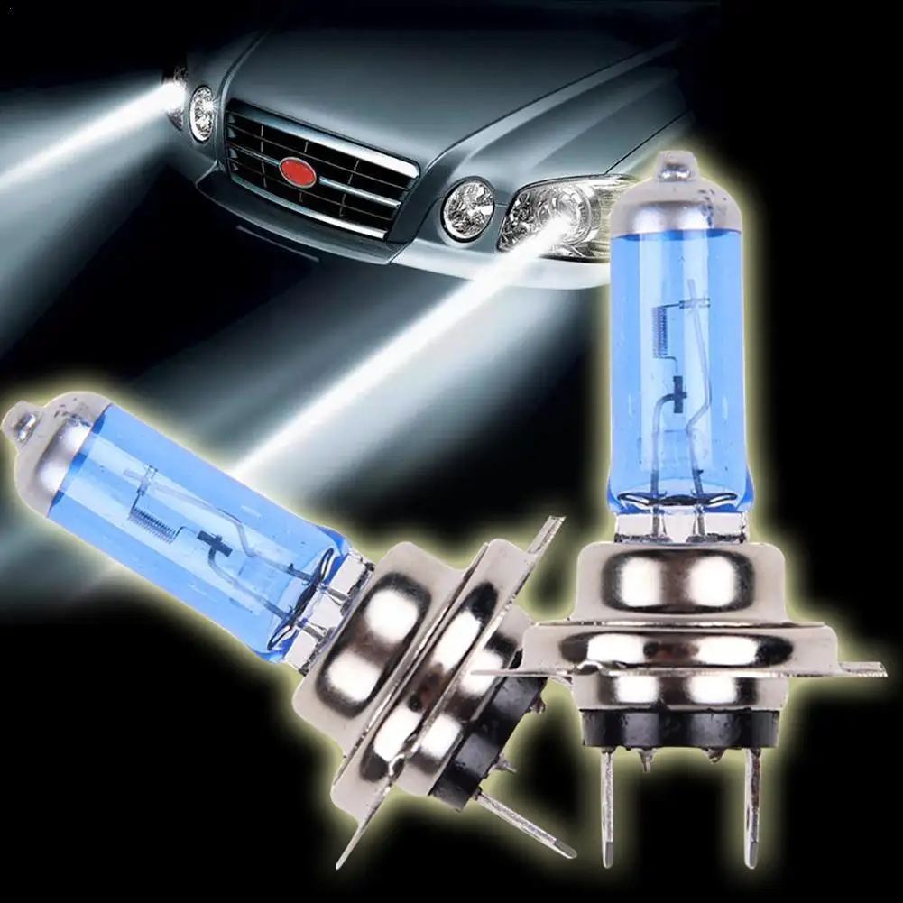 

2pcs H7 6000k Xenon Gas Halogen Light Super Bright Light Parking Light Car Lamp 55w Light Car Lamp White Bulbs 12v S4h1