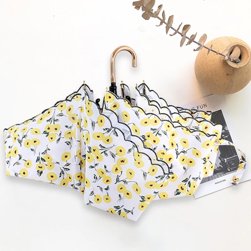 

Creative UV Umbrella For Girl Black Coating Sun Rain Umbrella Windproof Luxury Parasol Paraguas Cute Umbrella Sonnenschirme 2023