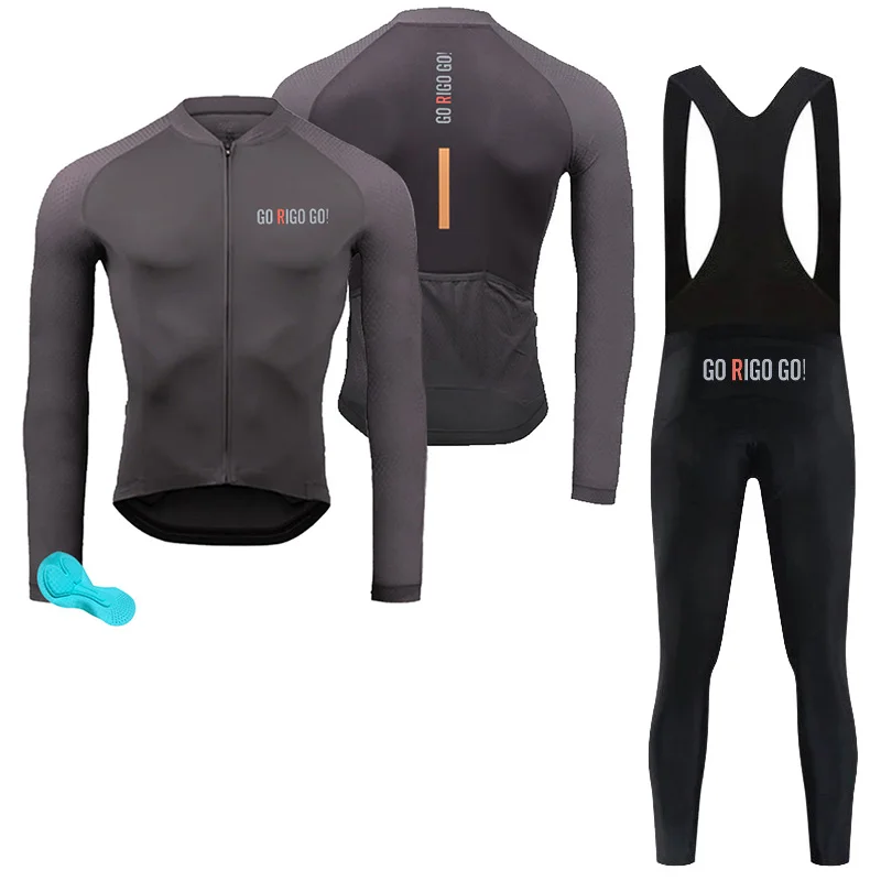 2024 осенний велосипедный комплект go rigo длинная Джерси велосипедная форма MTB