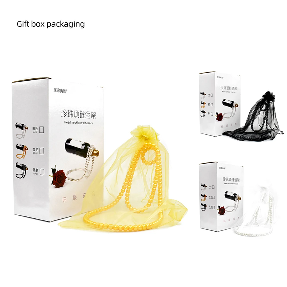 Andralyn новый держатель для бутылок вина с цирконом и бусинами