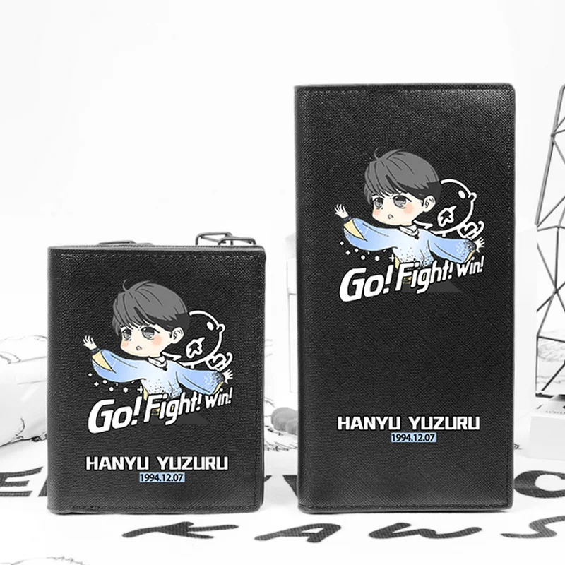 Кошелек Hanyu yuзуu для фигурного скейтборда искусственная кожа кожаный чехол