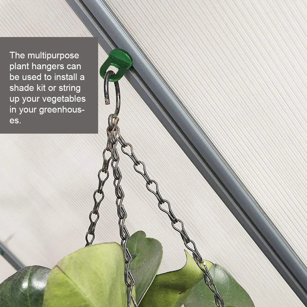 

Подвесные крючки для цветов, легкие пластиковые зажимы для сада и дома