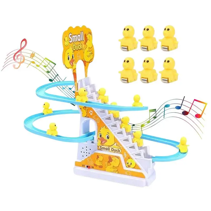 

Baby Musical Toys Sensory Duck Toy For Babies 0-6 6-12 18 Months And Toddlers 1-3 Year Old Montessori Music Toy Roller Coaster