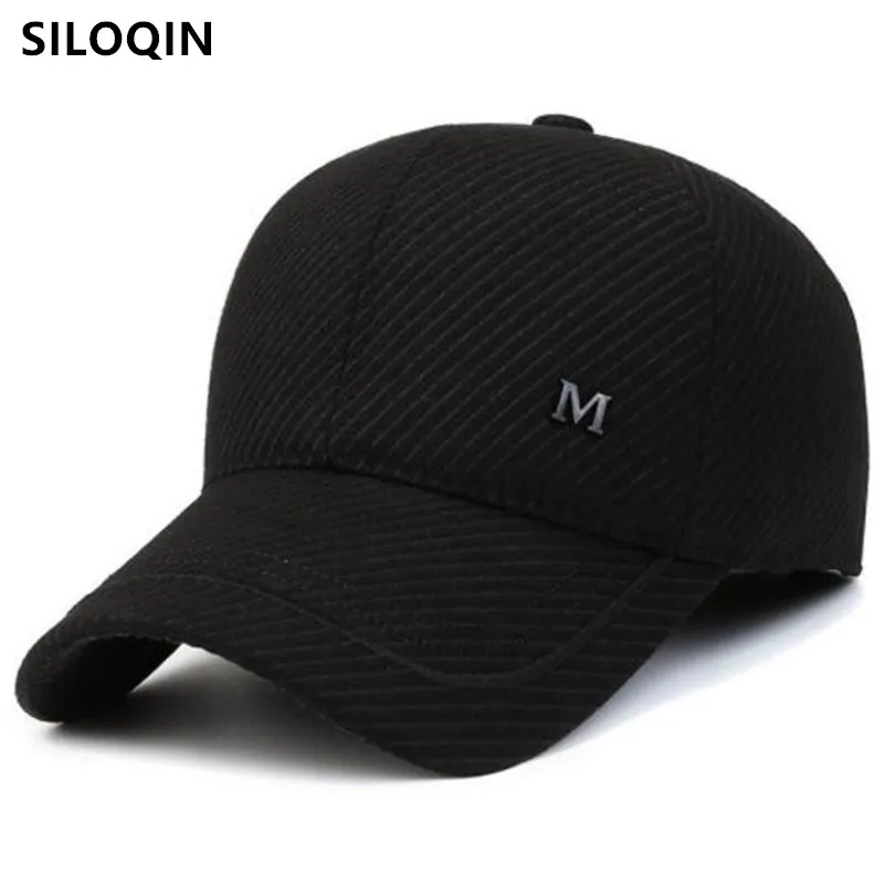 

2022 Winter Plush Thickening Warm Baseball Caps For Men Trucker Hat Party Cap Cold Proof Earmuffs Hats Cycling Sports Hat gorras