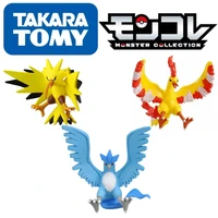 tomy pokemon anime mythology action figure moltres articuno zapdos high quality exquisite appearance children toy birthday gift