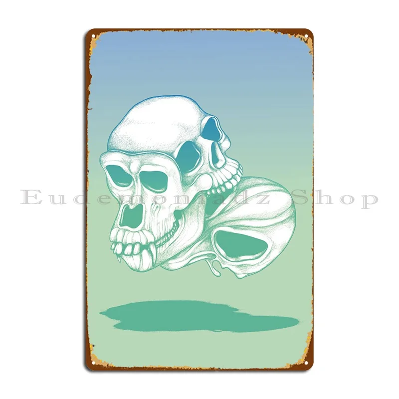 

Evolution Metal Plaque Customized Wall Decor Party Plates Funny Custom Tin Sign Poster