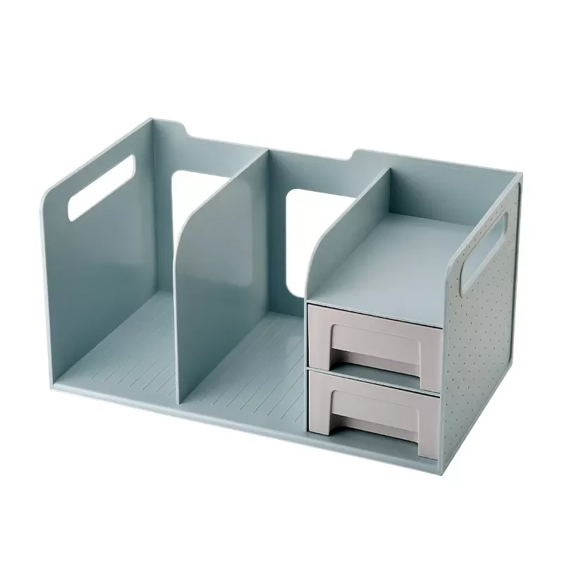 

desktop bookshelf storage shelf drawer type file shelf file shelf creative book stand desk organizer bureau