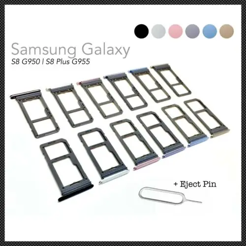 10 шт. для Samsung Galaxy S8 S9 S10 S10e S20, лоток для SIM-карты держатель считывателя разъема.