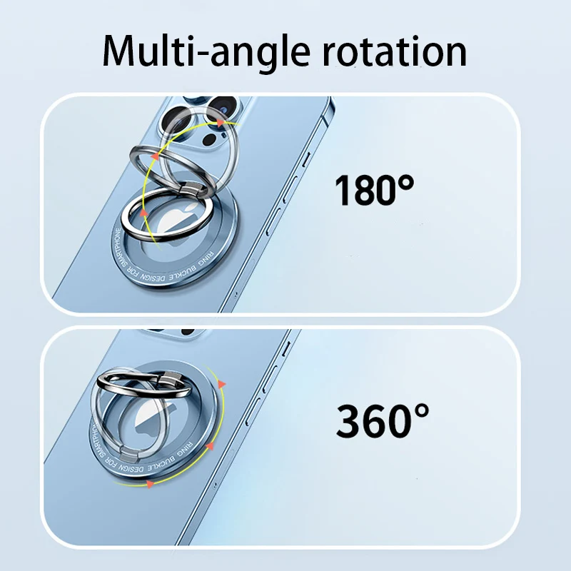 Magnetic Cell Phone Ring Holder Compatible with iPhone 12 13 14 Series MagSafe Removable Cell Phone Grip Kickstand