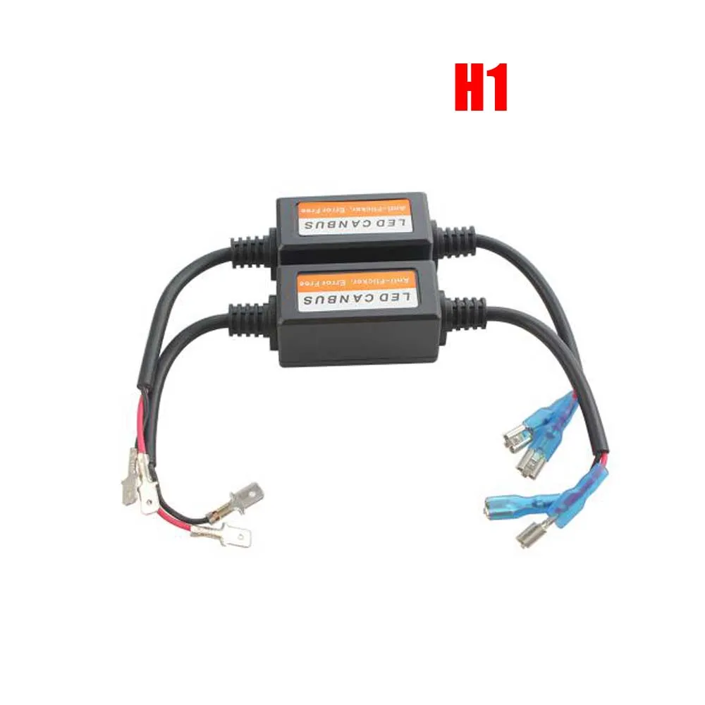 2 шт. безошибочный CAN-шина декодер для головного света автомобиля H1 H4 H7 H11 H13 H16 5202 9004