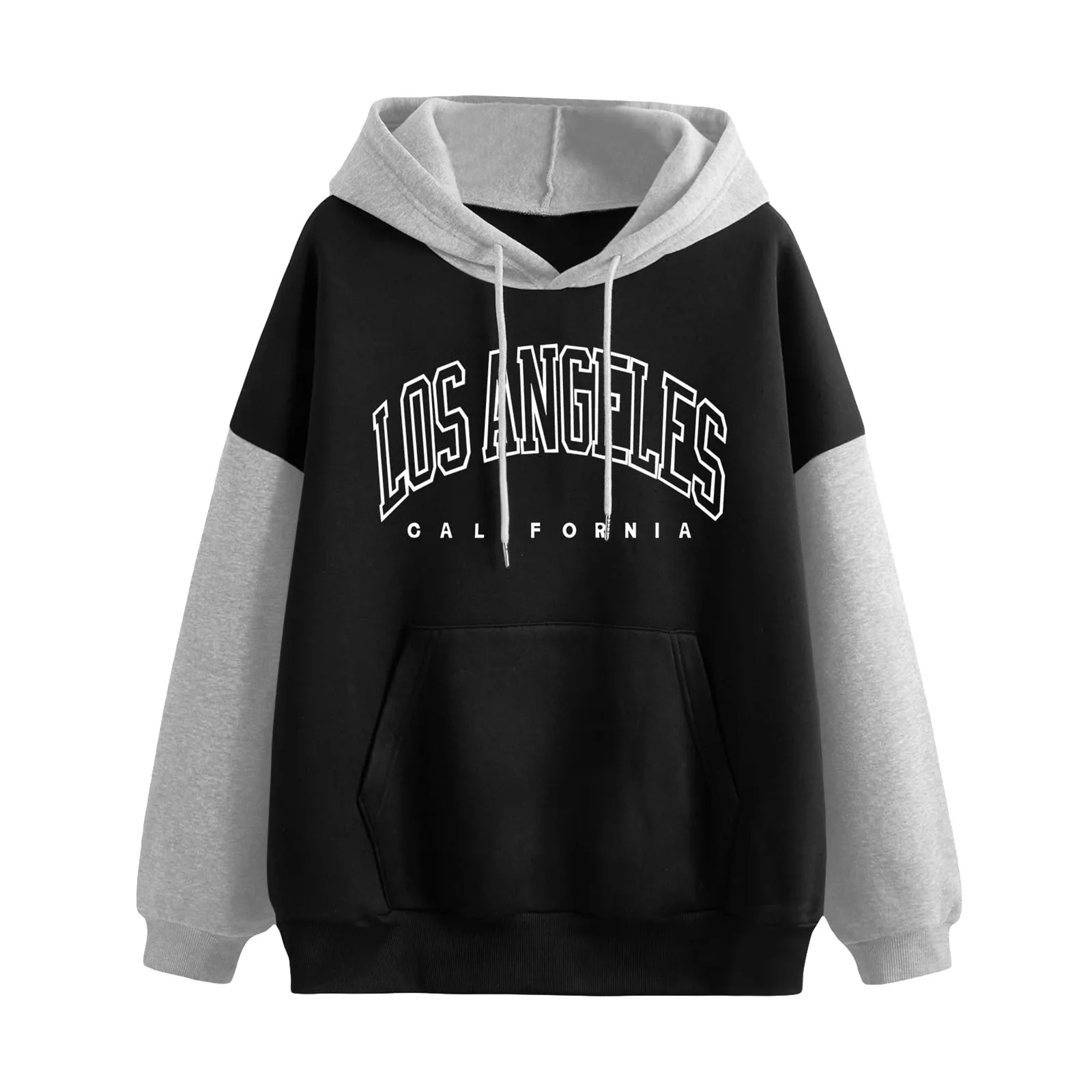 

Womens Sweatshirt Letter Print Long Sleeve Hoodie Pullover Casual Top Ladies Christmas Tops Black Oversized Sweatshirts Women