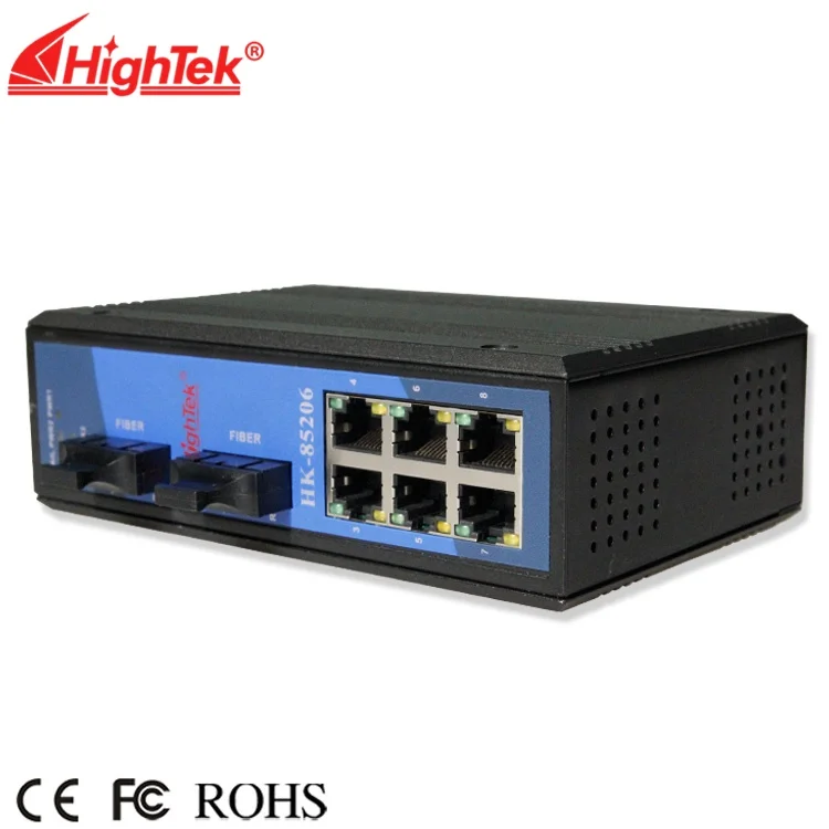 

10/100M Fiber optical ethernet switch configuration