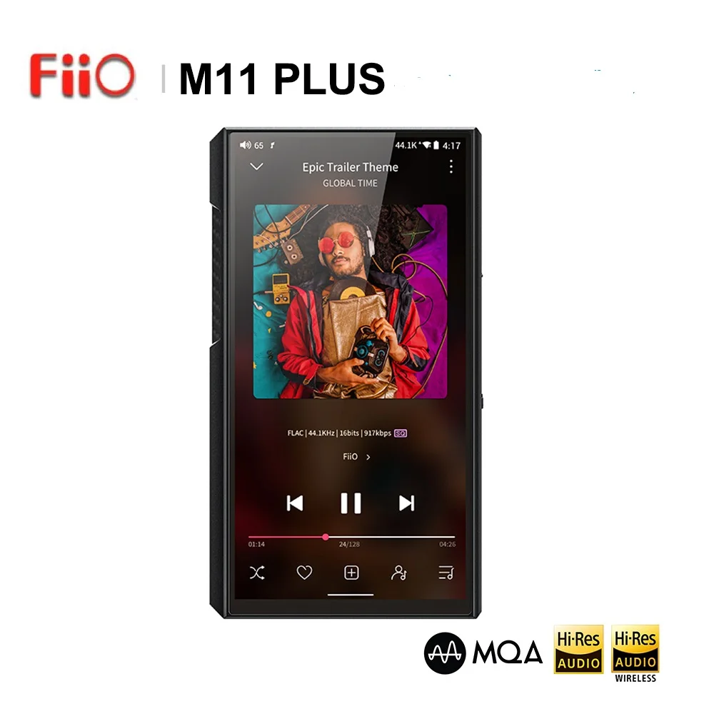 

FiiO M11 Plus Android Music MP3 Player HiFi DSD512 Bluetooth 5.0 ES9068AS*2 DAC MQA Audio THX AAA AMP DAP