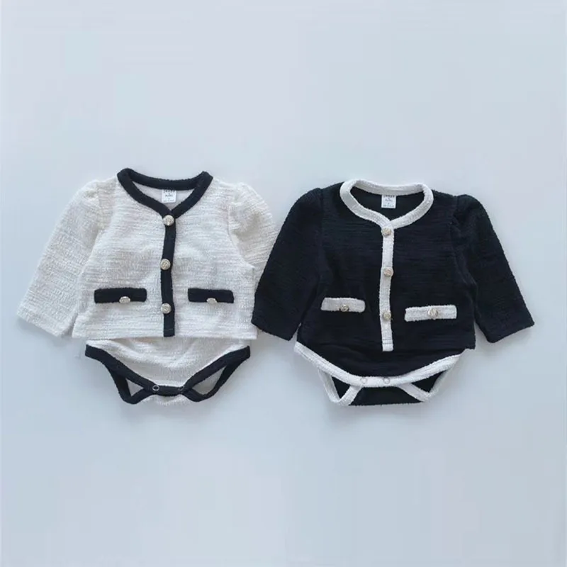 2023 Autumn New Baby Girl Long Sleeve Clothes Set Fashion Infant Princess Jacket + Pp Pants 2pcs Suit Cute Baby Girl Outfits images - 6