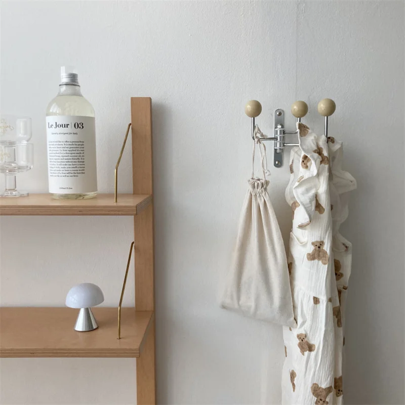 

Декоративный корейский Многофункциональный Стильный металлический органайзер для ванной, настенный крючок для шляпы, одежды, цветные крюч...