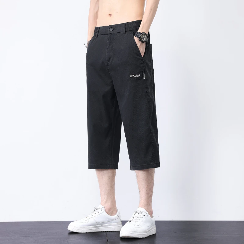 Мужские повседневные брюки удобные и дышащие для отдыха лето 2024