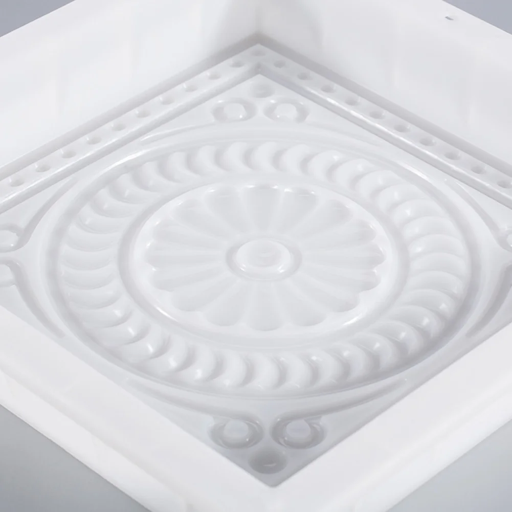 

DIY Casting Concrete Molds Yard Decor Square Brick Home Garden Craft Landscape Making Tools Paving Road Reusable Antique