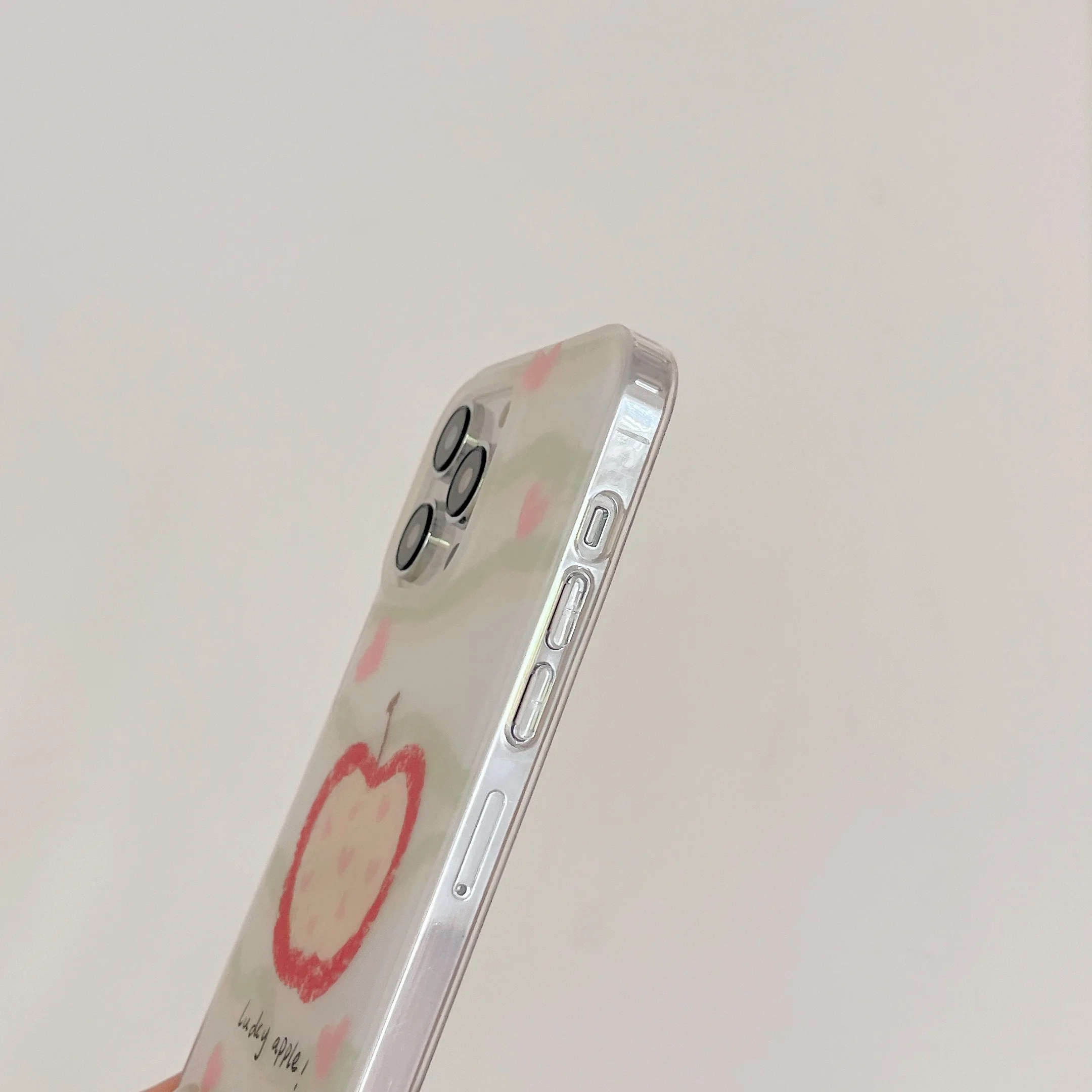 Простой чехол для телефона Apple с зеленой волной и красной iPhone 15 15pro 15promax 14 14pro 14promax