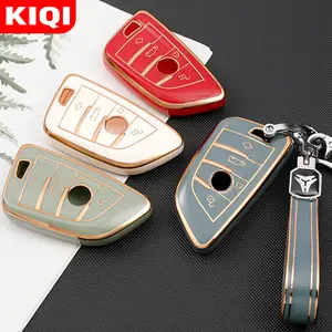 3 4 Button TPU Jade Pattern Car Key Cover Case For BMW X1 X3 X5 X6 X7 1 3 5  6 7 Series Z4 G20 G30 G11 F15 F16 f39 G01 G02 F48 - AliExpress