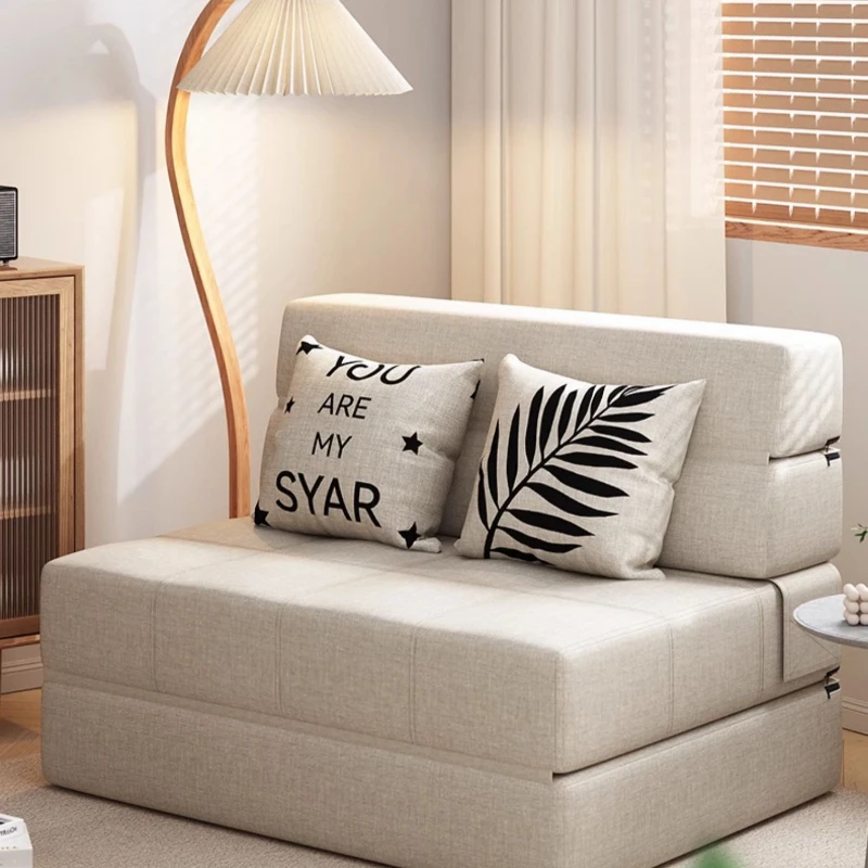 Большой удобный диван-кровать напольный диван семейная эстетика одноместный