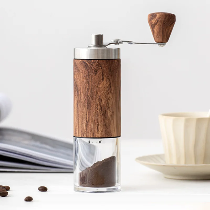 

Portable Hand Manual Coffee Grinder Stainless Steel Coffee Beans Burr Grinders Precision Adjustable Hand Grinder High Quality