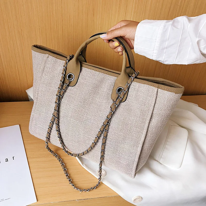 

2022 Fashion Women Tote Bag Large Capacity Canvas Shoulder Bag Female Retro Luxury Designer Handbag Women Bucket Bag