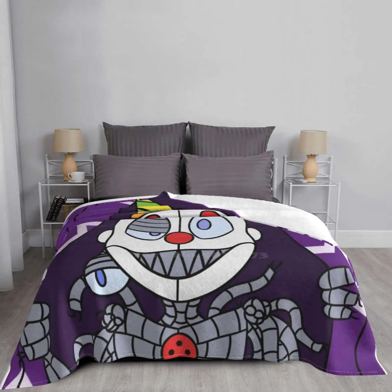 Ennard-Five Nights At: Sister Location Модное мягкое теплое фланелевое одеяло Fnaf Sl Five At