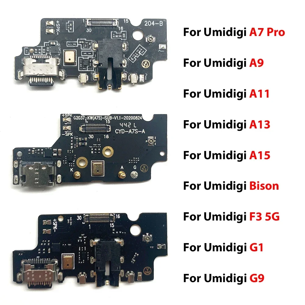Фото 5 шт. USB-кабель для зарядки и передачи данных (гнездо зарядки) для Umidigi A7 Pro/A9/A11/A11 Pro Max/A13/A15/Bison/F3 5G/G1/G9/G100 №2