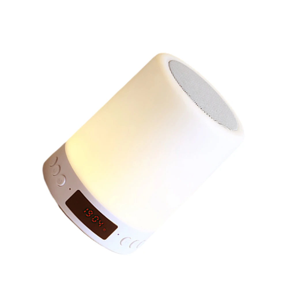 

USB Chargeable Bedside Lamp - Colorful Light Effect Intelligent Recognition Of FM Radio ABS
