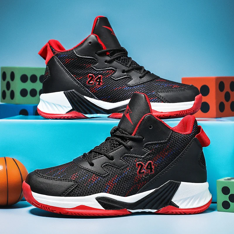 New Boys Basketball Shoes Children's Shoes Kids Sneakers Children Sneakers for Boys Girls Basket Footwear SpringTenis Infantil